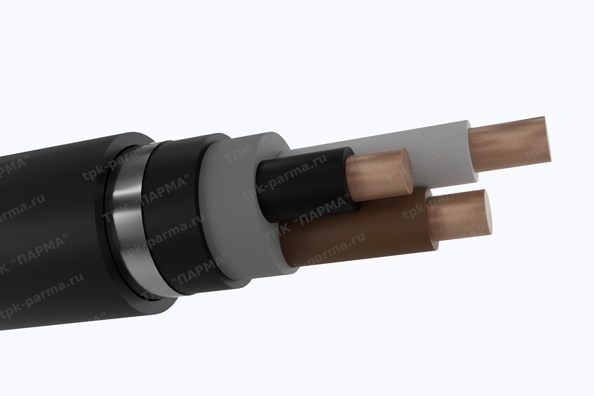 Фотография провода Кабель ПвБбШв 3х16 - 3кВ