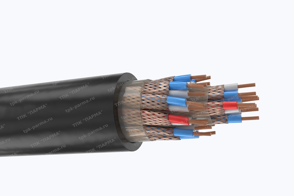 Фотография провода Кабель КУВ 52х(2х08)э