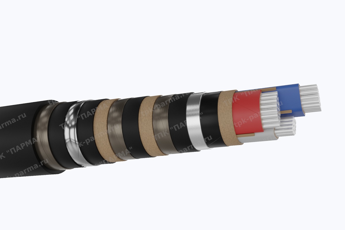Фотография провода Кабель ААБ2лШв 3х95 - 6кВ