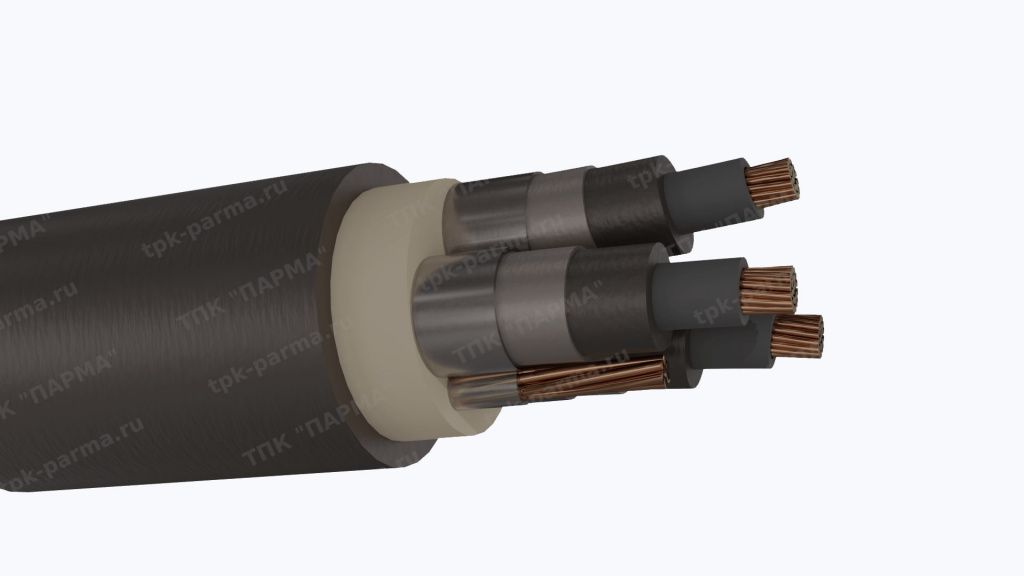 Фотография провода Кабель КГЭТ 3х35+1х10 - 6кВ