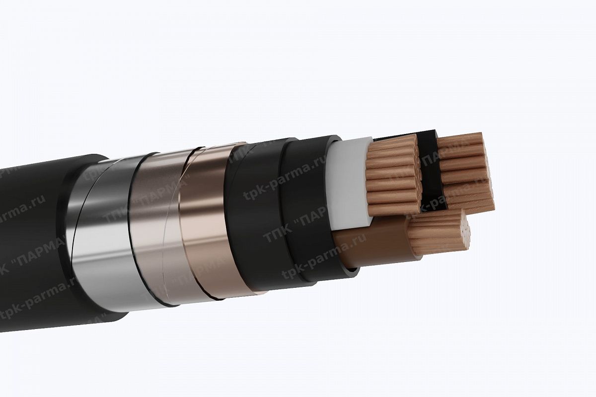 Фотография провода Кабель ВБбШнг 3х50 - 6кВ