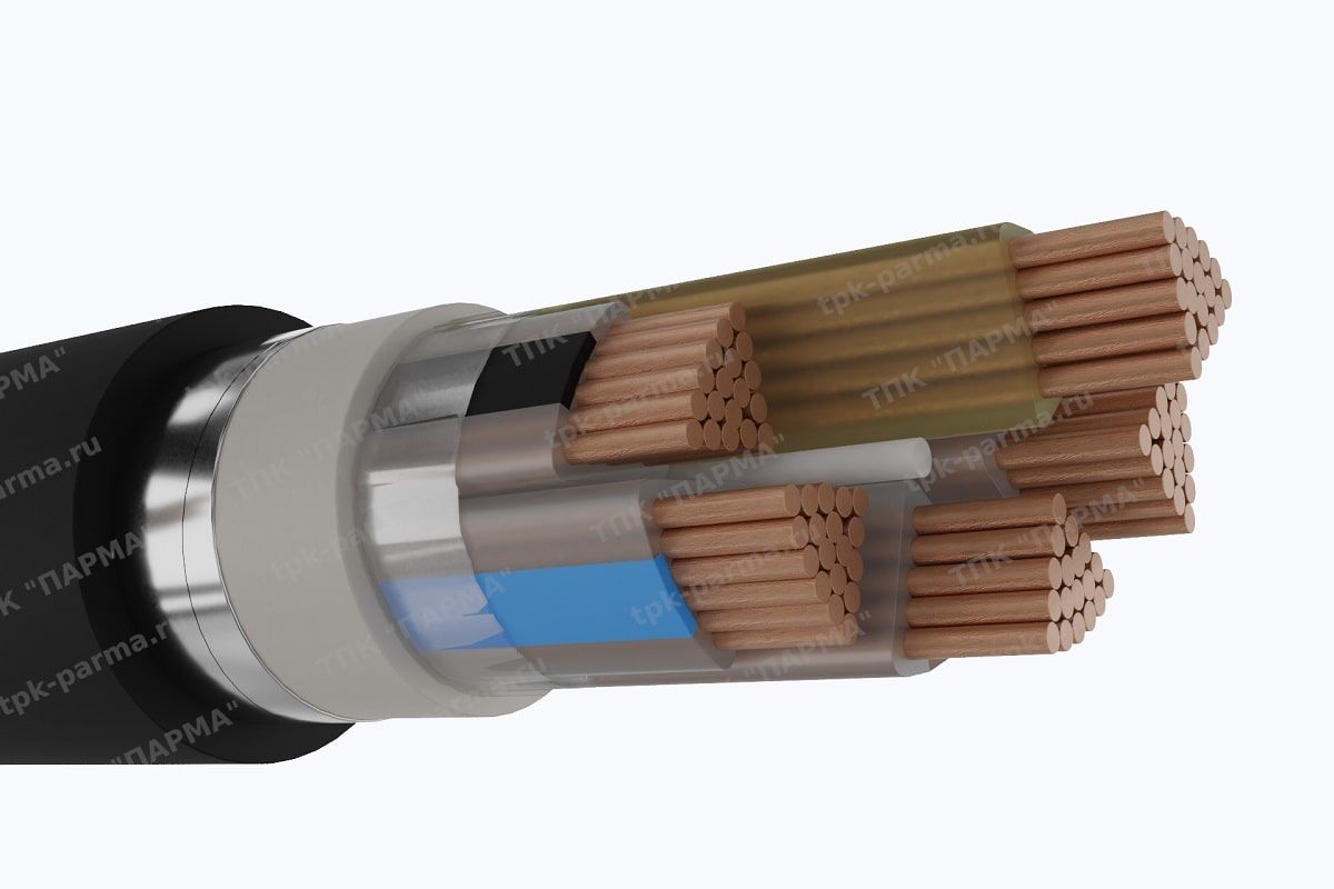 Фотография провода Кабель ПвБбШп 5х50