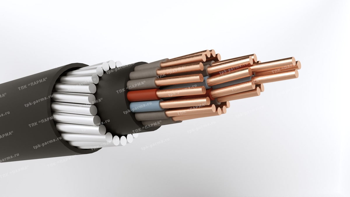 Фотография провода Кабель КВПбШв 37х2,5