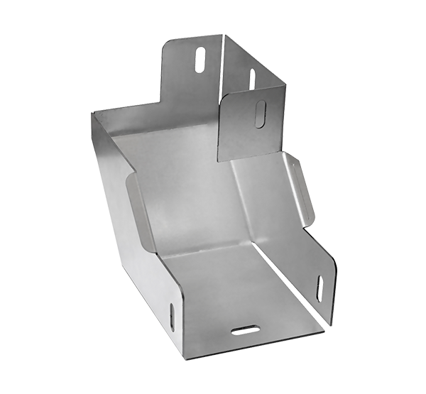 Угол вертикальный внутренний с разворотом 90' прав SYVVR600*50*1,2 R INOX