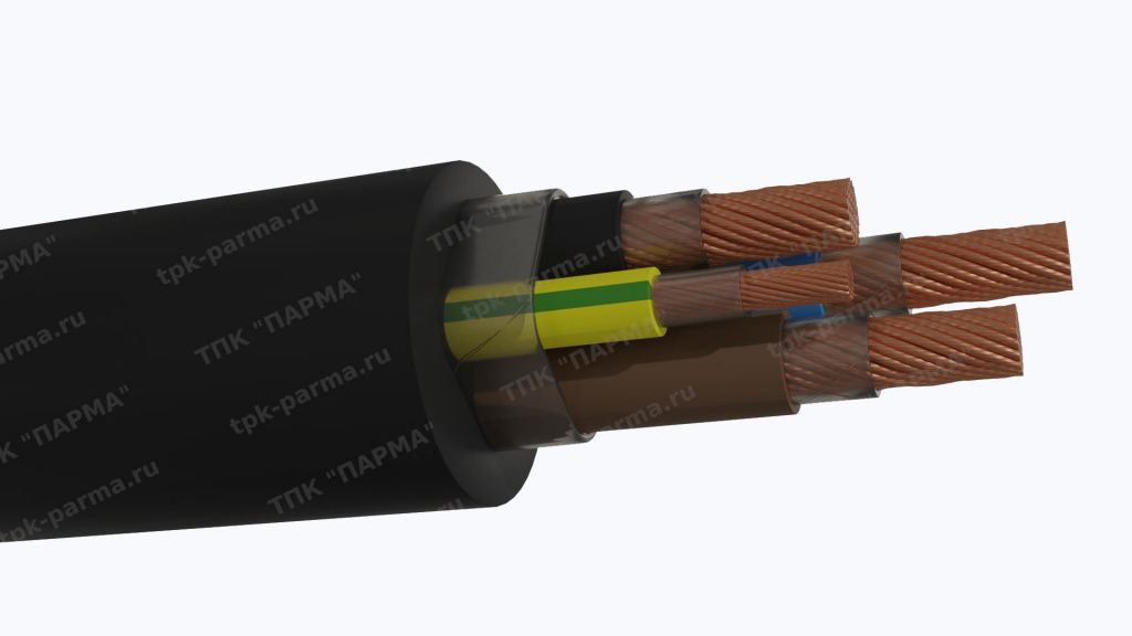 Фотография провода Кабель КГТП-ХЛ 4х95