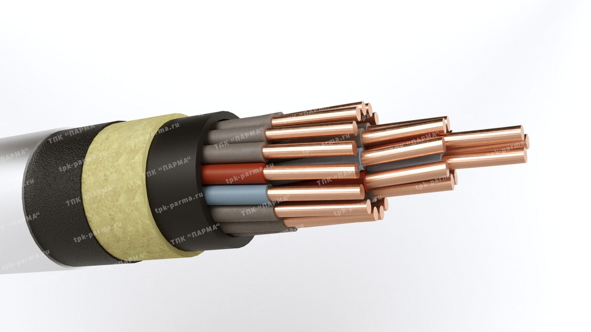 Фотография провода Кабель КВВБГ 37х1,5