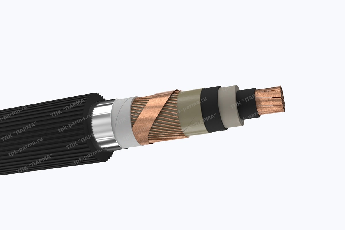 Фотография провода Кабель ПвПу2г 1х630/150 - 64/110кВ