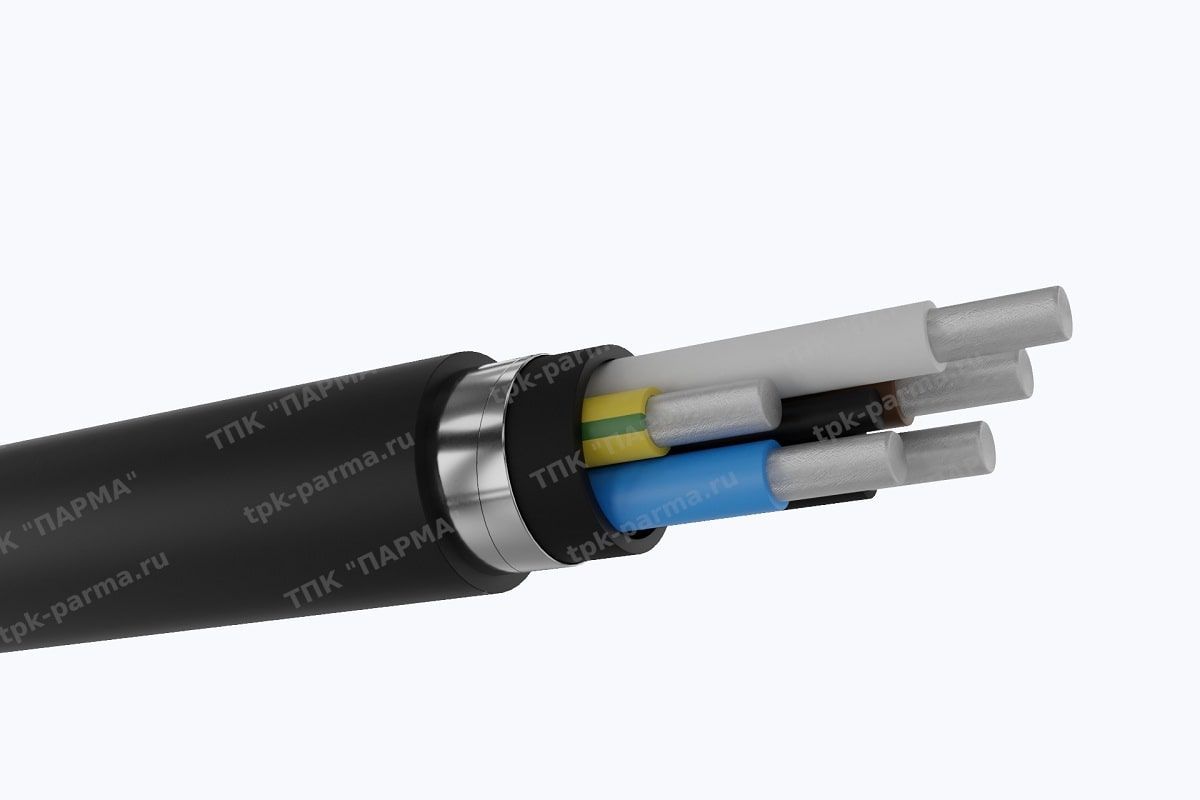 Фотография провода Кабель АПвБШв 5х2,5 - 1кВ