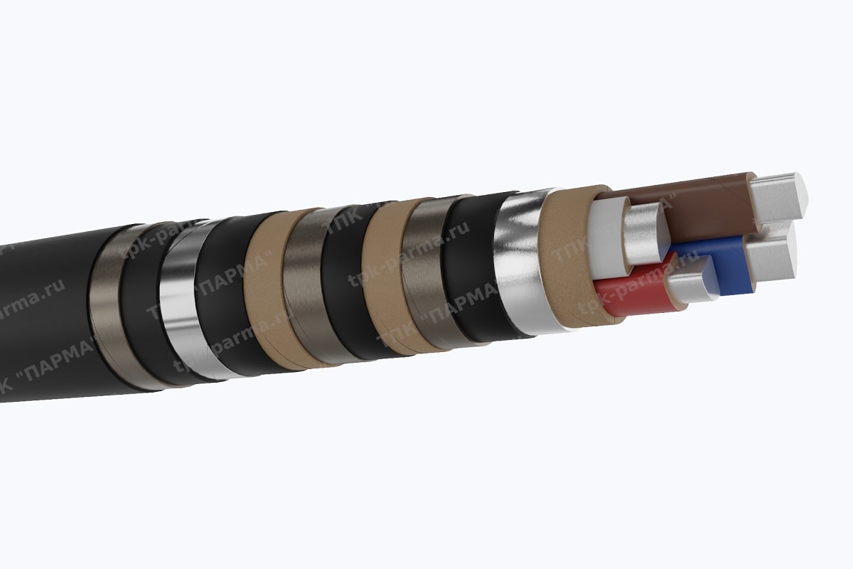Фотография провода Кабель АСБ2лШв 3х240+1х120 - 1кВ
