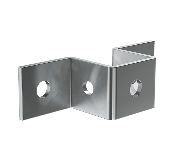 Страт пластина П образная вертикальная двойная 41х41 PTS33HDZ