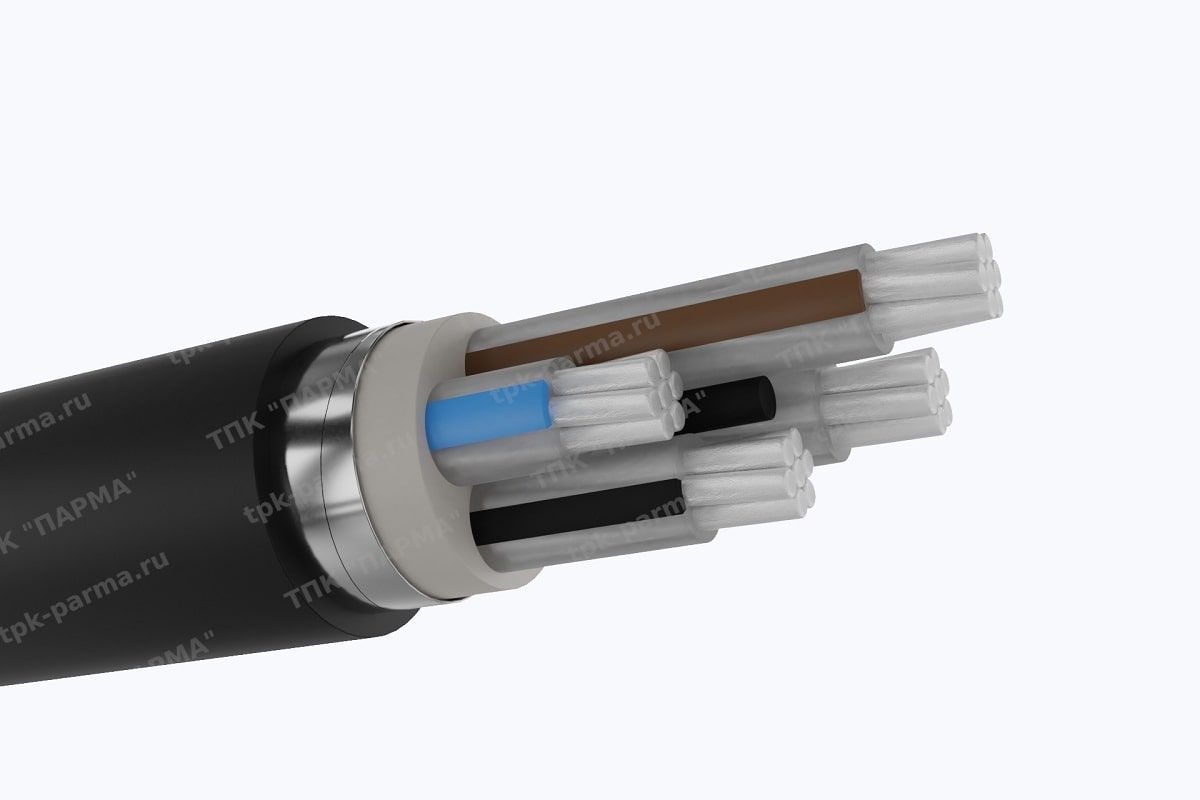 Фотография провода Кабель АПвБбШп 4х16 - 1кВ